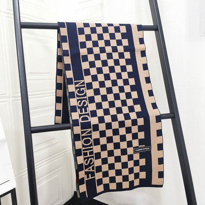 Premium Stylish Knitted Scarf for Men - Trendy Winter Fashion 2025 - Buy Center
