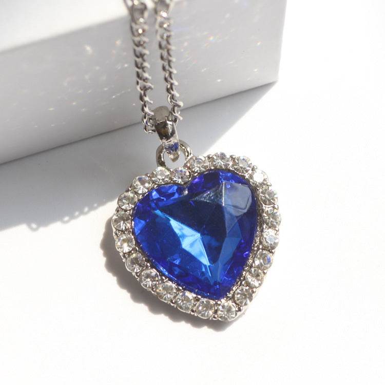 Crystal Heart Necklace - Stylish Multi-Purpose Jewelry for Every Occasion - Buy Center