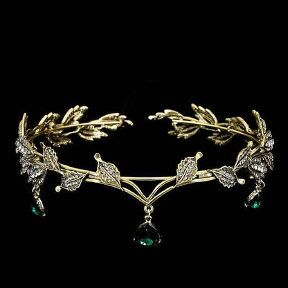 Elegant Rhinestone Hair Accessories - Forehead Crown for Weddings & Events - Buy Center