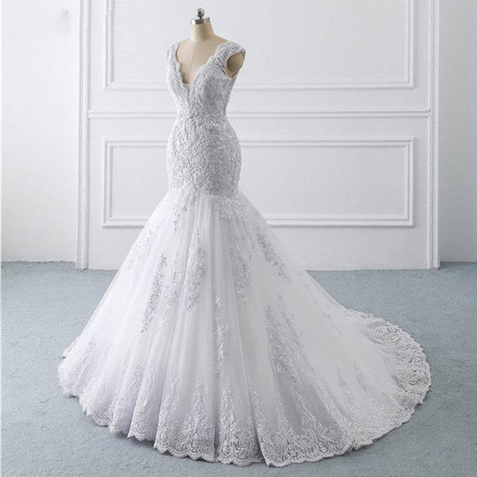 Luxury Mermaid Wedding Dress - Sexy Fishtail Design for Modern Brides - Buy Center
