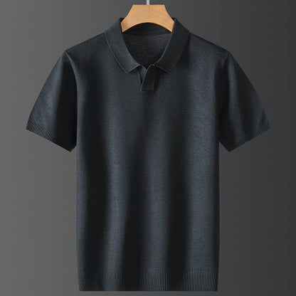 Trendy Men's Polo Shirt - Mercerized Cotton, Short Sleeve for Fall/Winter - Buy Center