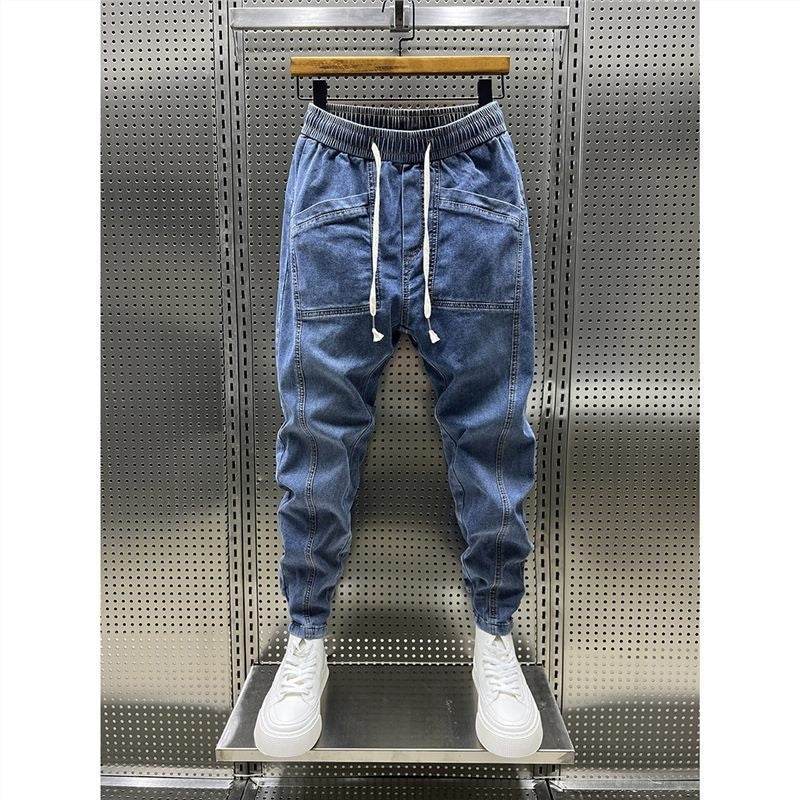 Trendy Men's Ankle Length Pants - Slim Fit in Green, Blue, and Gray - Buy Center