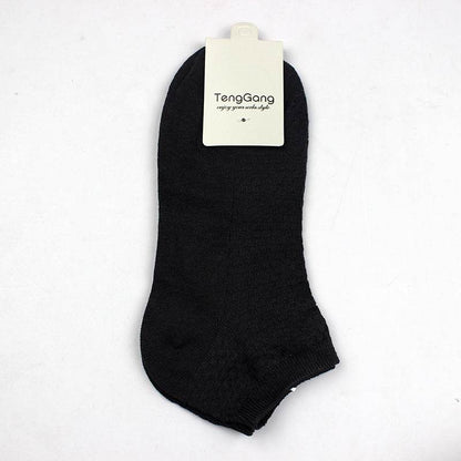 Casual Men's Bamboo Fiber Low Cut Socks - Eco-Friendly Comfort for All Seasons - Buy Center