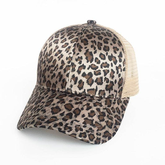 Buycenter Leopard Print Baseball Hat - Fashionable Sun Protection Cap - Buy Center