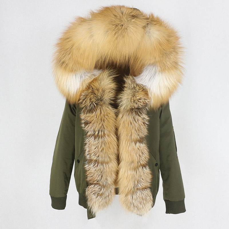 Buycenter Parka Jacket with Raccoon Fur Liner - Stylish Women's Outerwear - Buy Center