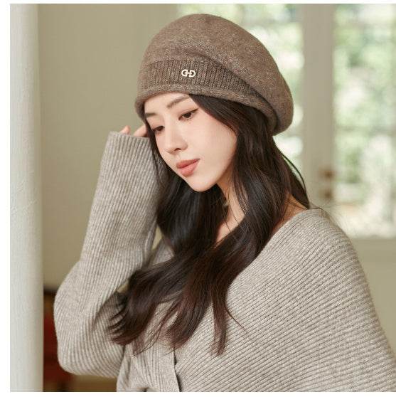 Women's Wool Knitted Hat - Stylish & Warm Winter Accessory 2025 - Buy Center