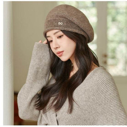 Women's Wool Knitted Hat - Stylish & Warm Winter Accessory 2025 - Buy Center
