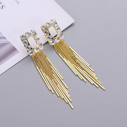 Buycenter Exaggerated Tassel Earrings - Irregular Fashion Trends for Women - Buy Center