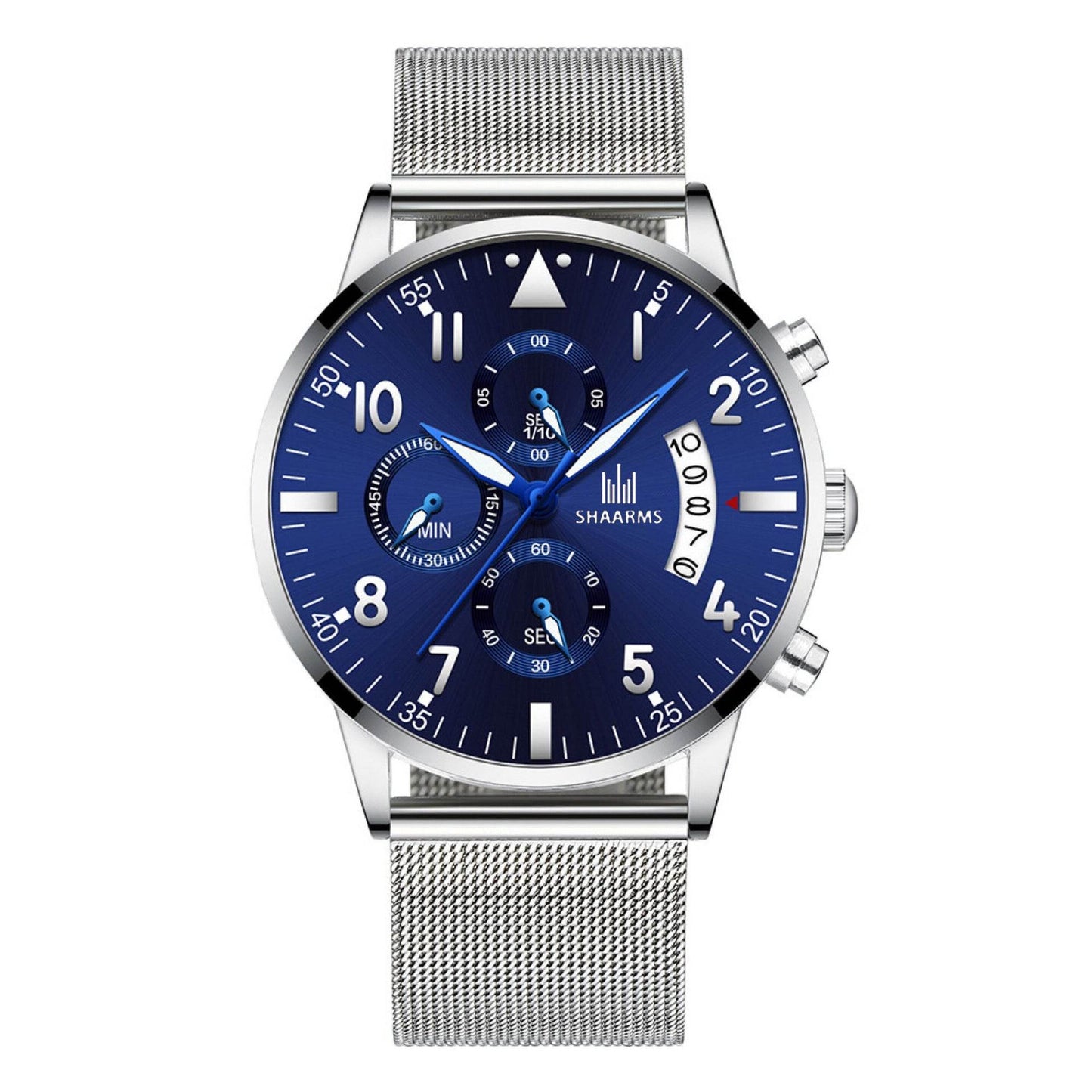 Concept Men's Mesh Strap Quartz Watch - Stylish Calendar Design 2025 - Buy Center