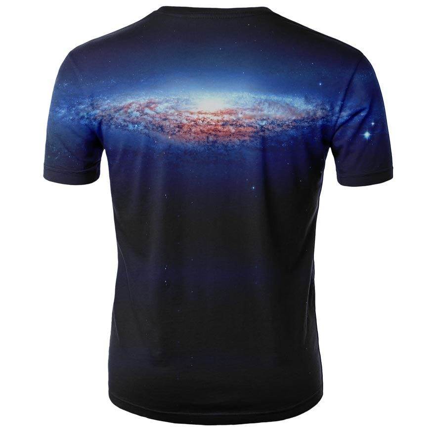 Men's 3D Digital Printing Slim Fit T-Shirt - Summer Style & Comfort - Buy Center