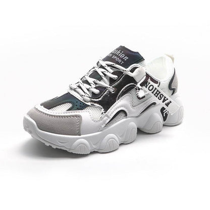 Buuycenter Trendy Wave Platform Sneakers - Stylish Women's Footwear - Buy Center