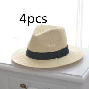 Buycenter Men's Straw Hat - Breathable Sun Shade for Casual Outdoor Wear - Buy Center