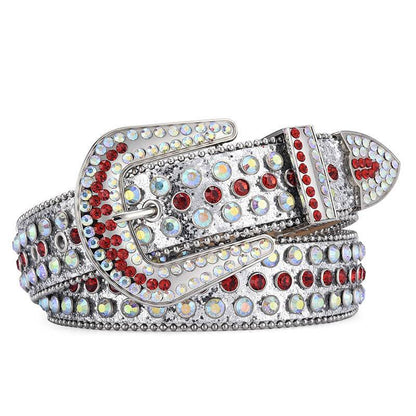 Men Women Alloy Punk Rock Rivet Belt - Stylish & Durable Fashion Accessory - Buy Center