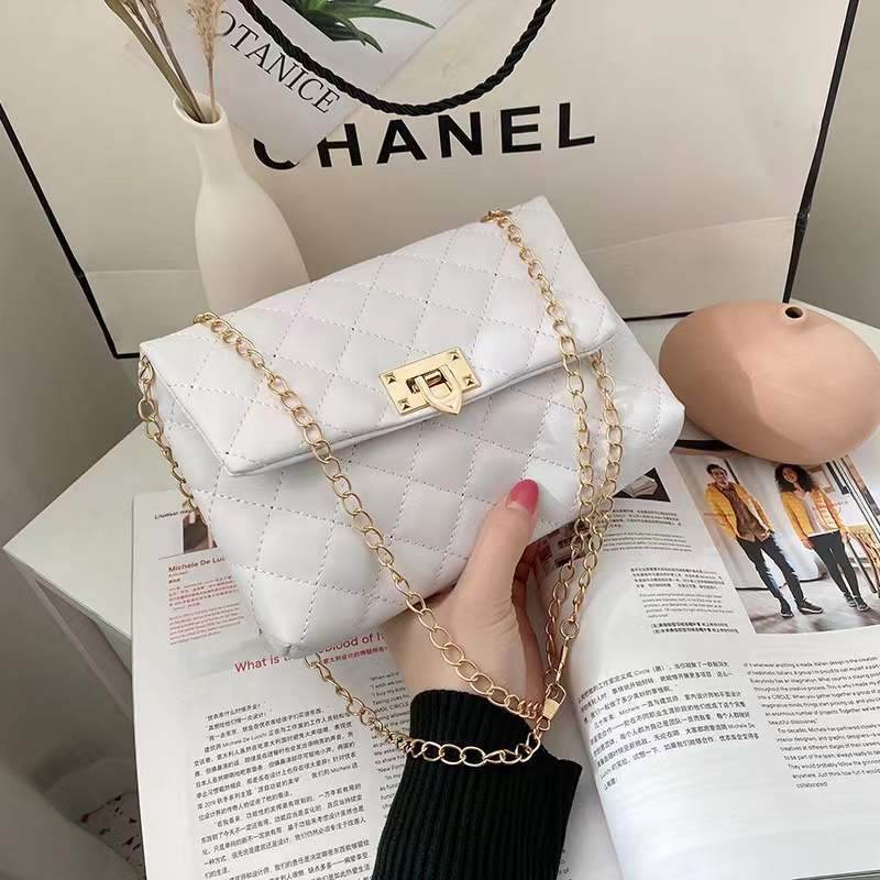All-Match Diamond Chain Shoulder Bag - Stylish Crossbody for Modern Women - Buy Center