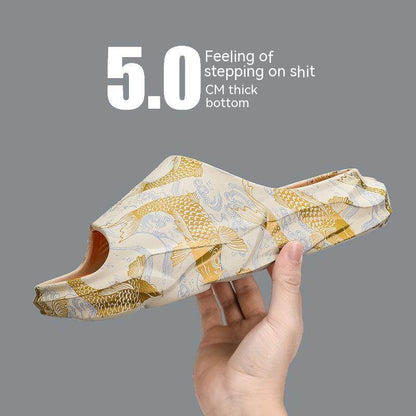 Men's Casual Non-Slip Slippers - Comfortable Home Footwear for Elders - Buy Center