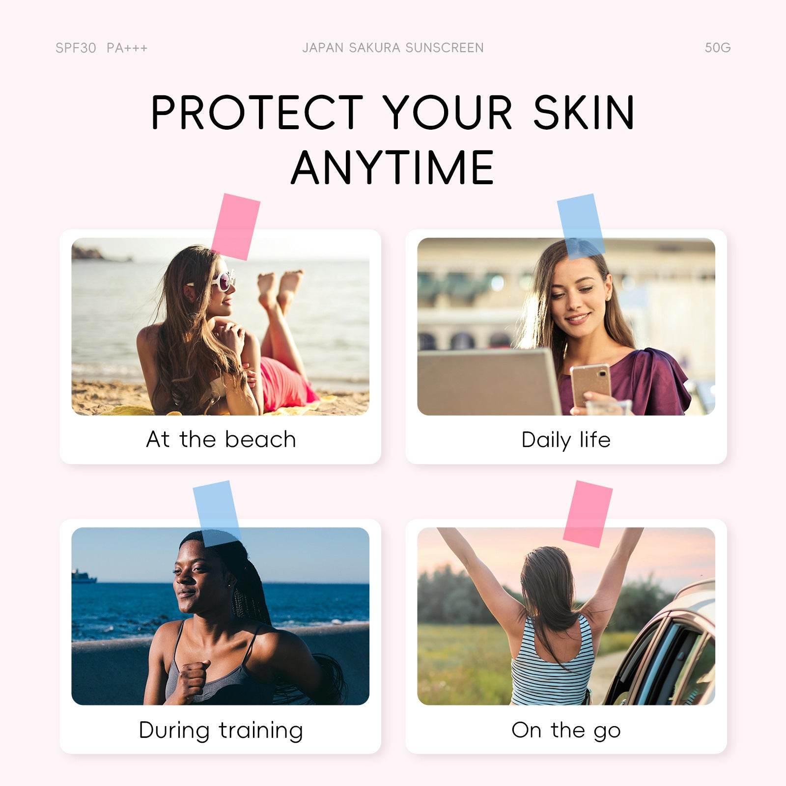 Cherry Blossom Sunscreen SPF30 - Lightweight Protection for All Skin Types - Buy Center