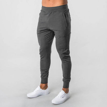 Men's Elastic Fit Sports Pants - Casual Cotton Activewear for Fitness - Buy Center