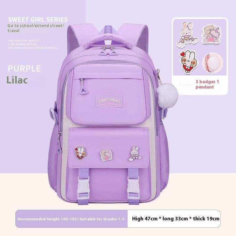 Large Capacity Student Backpack - Comfortable Design for Grades 1-12 - Buy Center