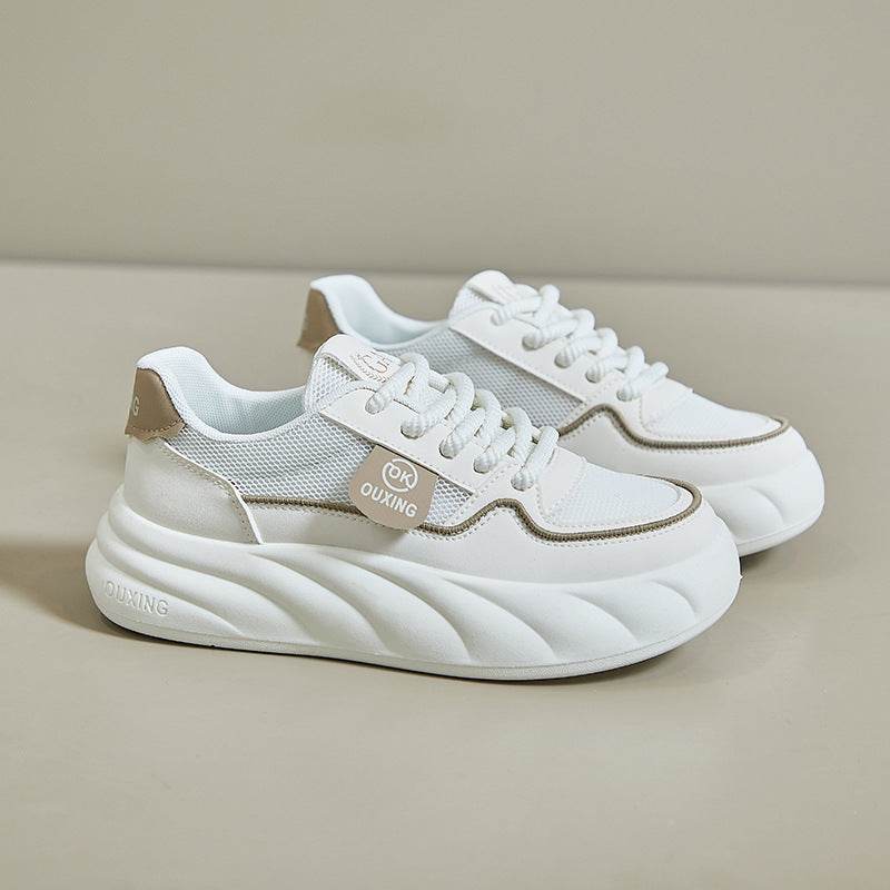 Height Increasing Breathable Sports Shoes for Women - Trendy Mid Heel - Buy Center