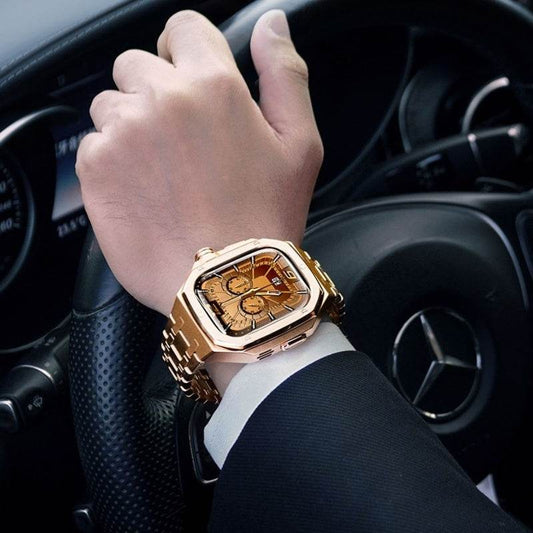 Men's Business Watch Strap - Durable Stainless Steel & Protective Case - Buy Center