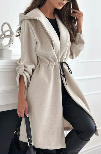 Women’s Casual Long Sleeve Trench Coat - Stylish for Fall/Winter 2025 - Buy Center