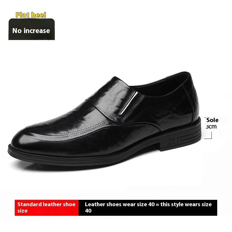 Men's Height Increasing Leather Shoes - Premium Formal Style for Business - Buy Center