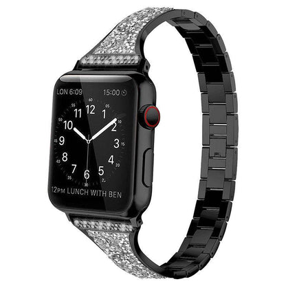 Three-Bead Stylish Stainless Steel Strap for Apple Watch - Trendy Looks - Buy Center