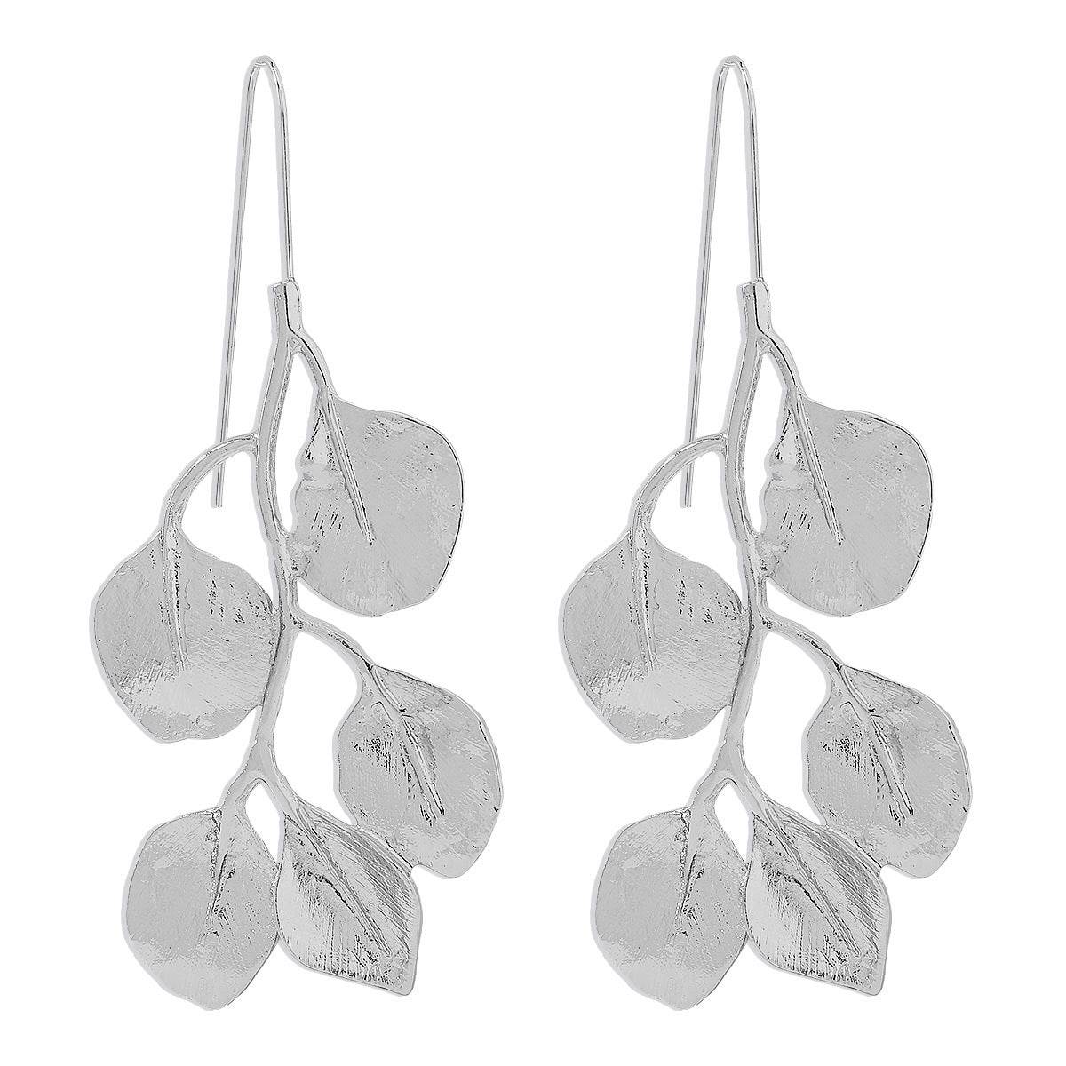 2025 Luxury Metal Leaf Earrings & Choker Set - Elegant Jewelry Gift - Buy Center