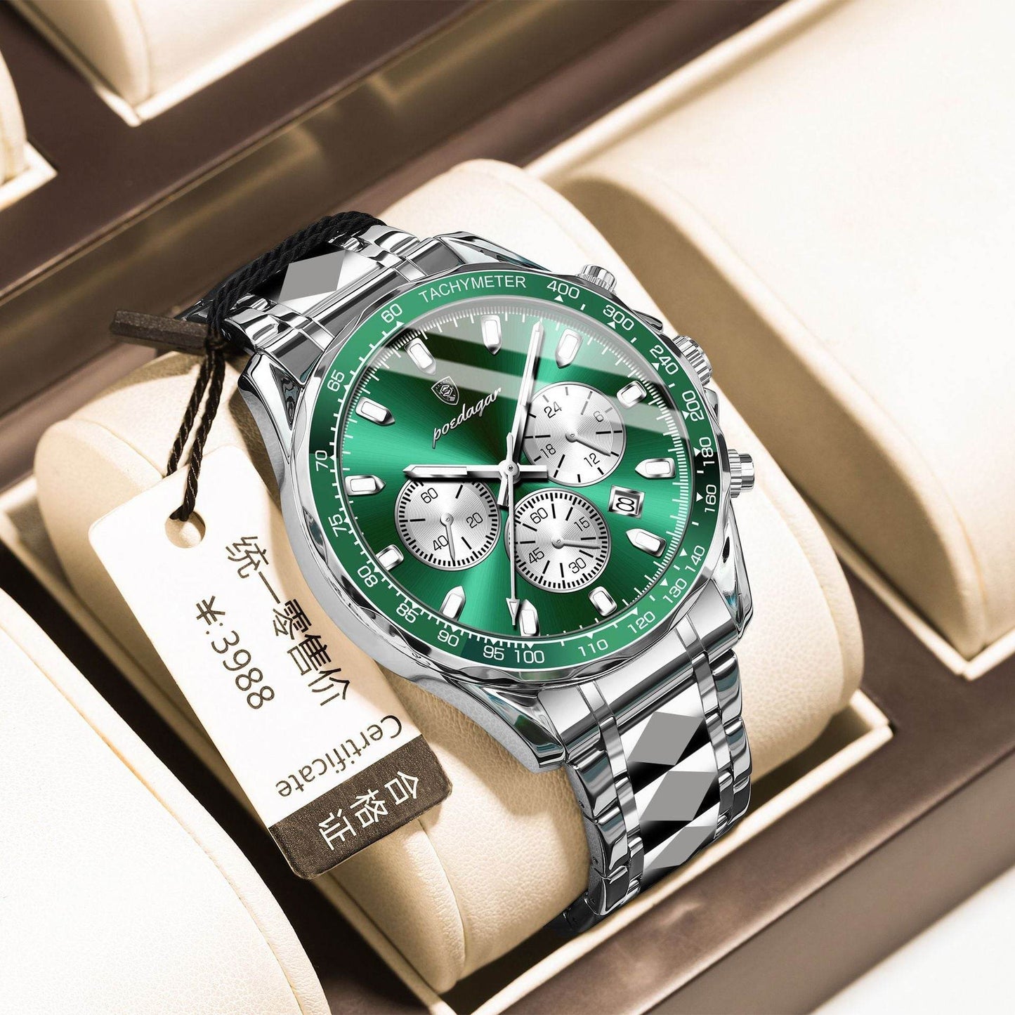 Stylish Waterproof Luminous Men's Quartz Watch - Modern Design 2025 - Buy Center