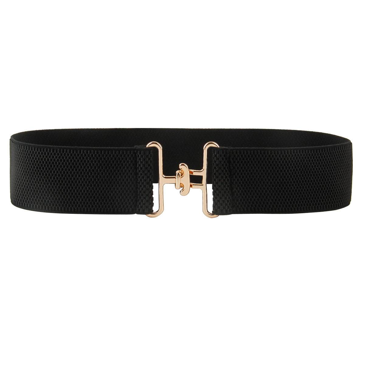 Women's Elastic Belt with Simple Buckle - Stylish & Adjustable for Any Outfit - Buy Center