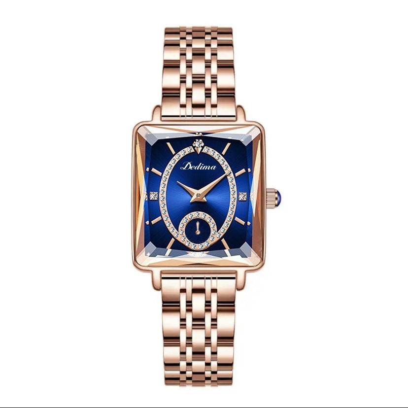 Buycenter Rose Gold Square Women's Watch - Quartz, Waterproof 30m - Buy Center