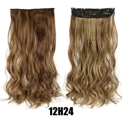 Women's Big Wavy Long Curly Hair Extensions - Fluffy No Trace Design - Buy Center