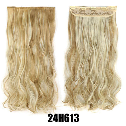Women's Big Wavy Long Curly Hair Extensions - Fluffy No Trace Design - Buy Center