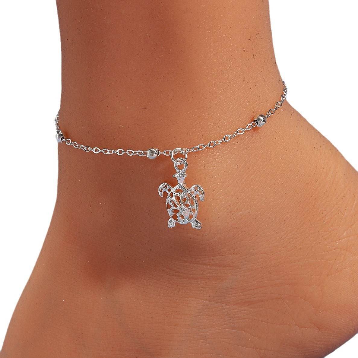 Buy Center Small Turtle Anklet - Creative Body Jewelry for Gift-Giving - Buy Center