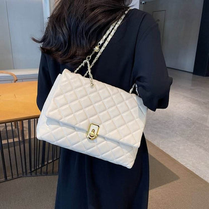 Buycenter Women's Diamond Embroidery Large Capacity Shoulder Bag - Urban Style - Buy Center