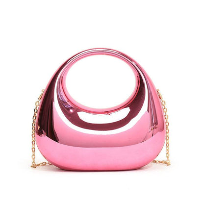 Small Acrylic Gold Handbag - Trendy Shoulder Bag for Daily Use - Buy Center