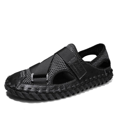 Summer Hollow Men's Breathable Mesh Sandals - Stylish Comfort for Every Occasion - Buy Center