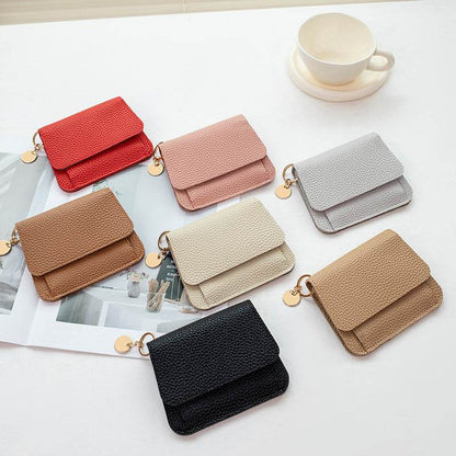 Chic Women's Magnetic Snap Wallet - Stylish PU with Multiple Card Slots - Buy Center