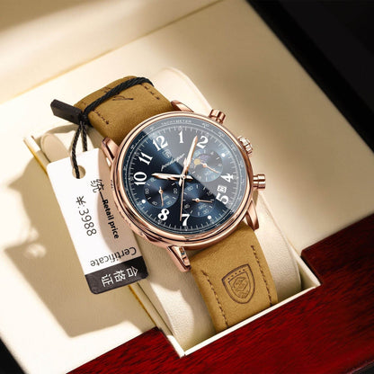 Buycenter Multi-functional Waterproof Quartz Watch - Stylish Casual Design - Buy Center