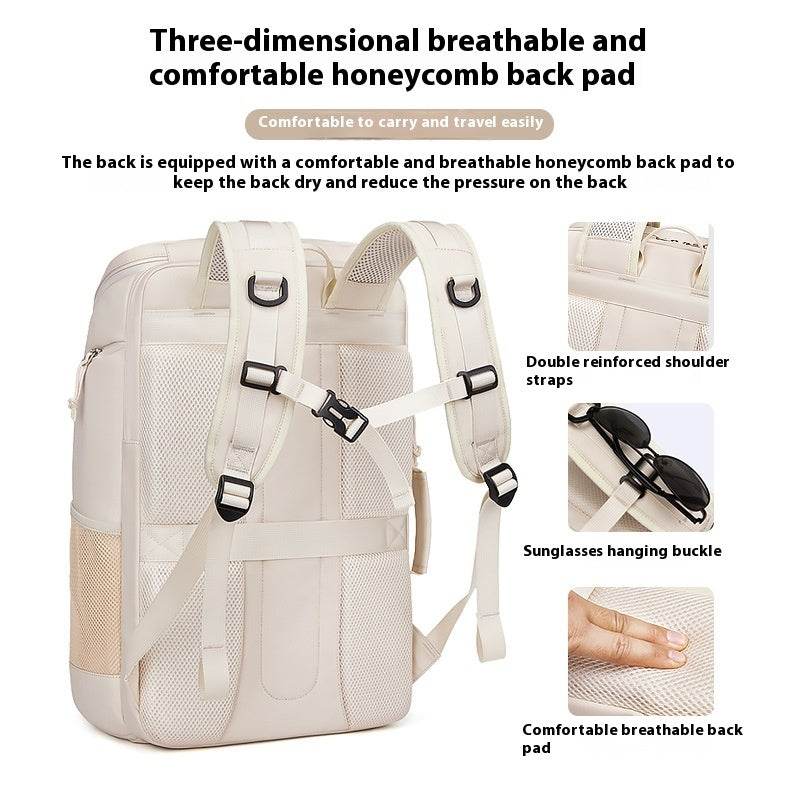 Men's Leisure Travel Backpack - Large Capacity, Breathable Oxford Cloth - Buy Center