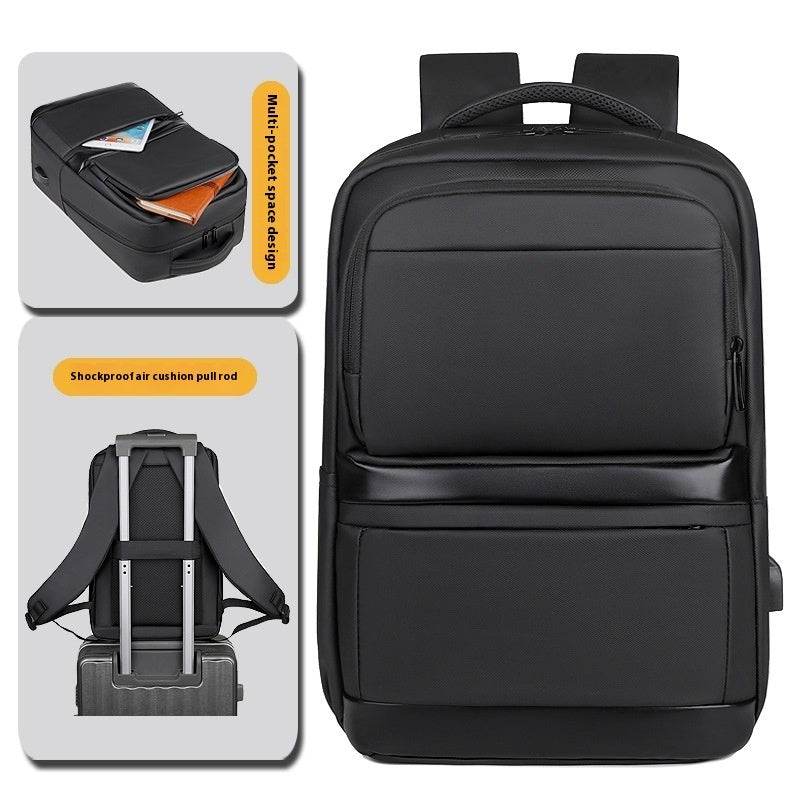 Men's Waterproof Computer Backpack - Large Capacity & Stylish Design - Buy Center