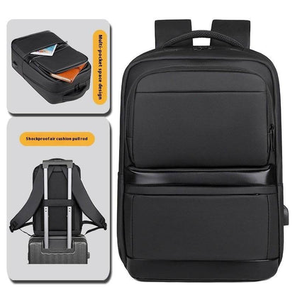 Men's Waterproof Computer Backpack - Large Capacity & Stylish Design - Buy Center
