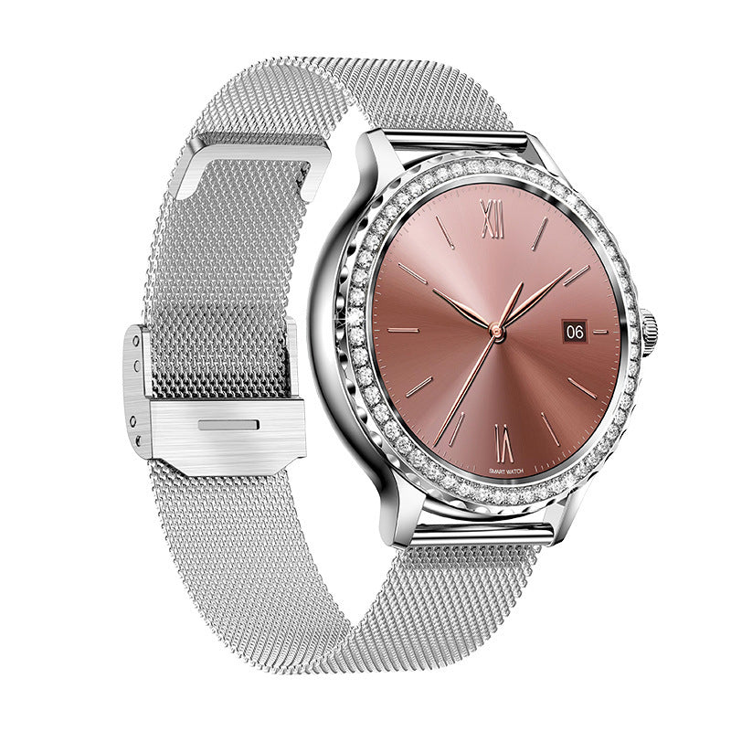 Bluetooth Calling Women's Smart Watch - Diamond Design, 1.3" Screen - Buy Center