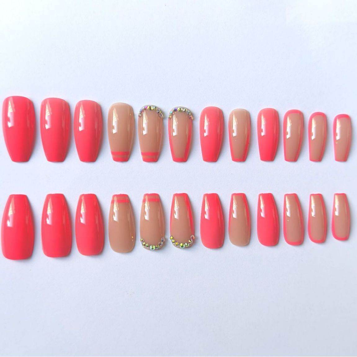 Colorful Armor Crystals for Nails - Trendy European Glamour 2025 - Buy Center