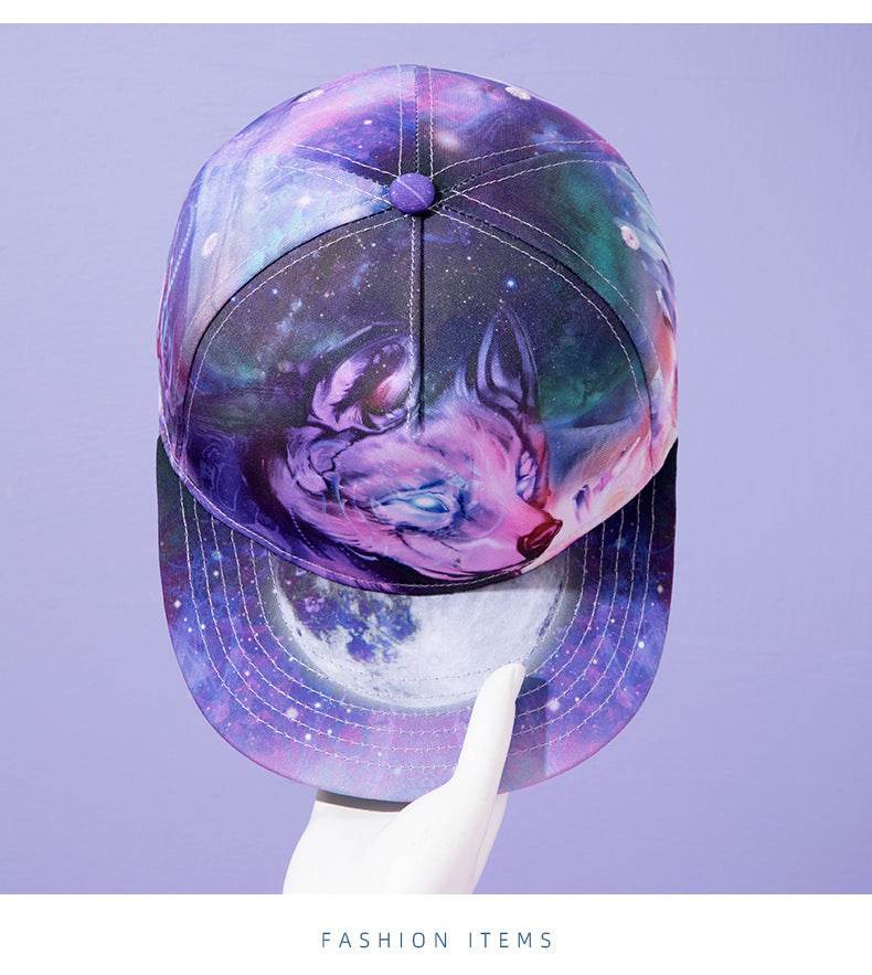 Buycenter Hip Hop Printed Hat for Men - Breathable Summer Dome Style - Buy Center