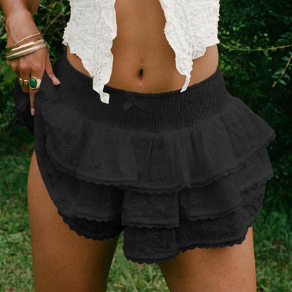 Buycenter Women's Bow Decorative Lace Half-Length Bud Skirt - Stylish & Chic - Buy Center