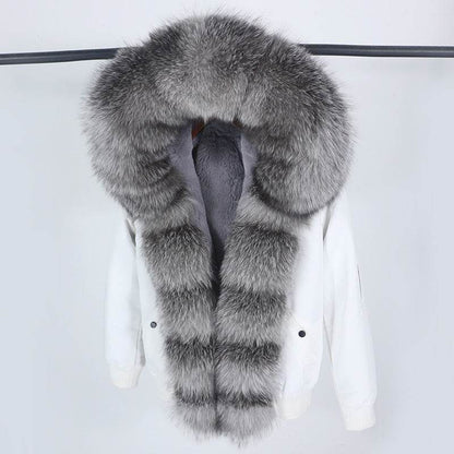 Buycenter Women's Detachable Fur Collar Coat - Stylish and Casual Design - Buy Center