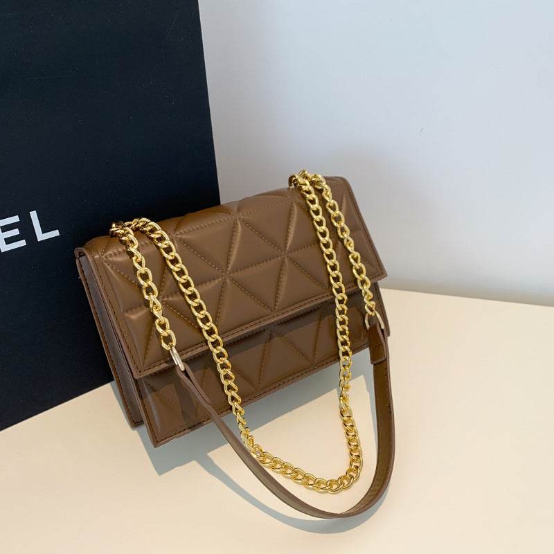 Buycenter Western Style Messenger Bag - Embroidered Rhombus Design - Buy Center