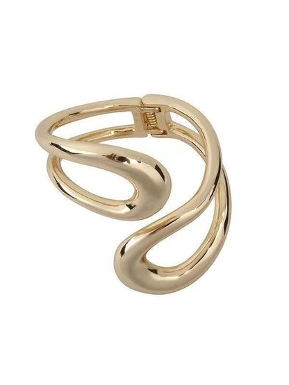 Stylish Female Metal Geometry Bracelet - Trendy Gold & Silver Designs - Buy Center