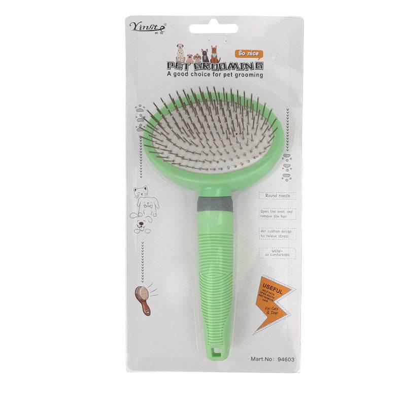 Eco-Friendly Green Pet Comb - Easy Cat Hair Removal & Grooming Tool - Buy Center